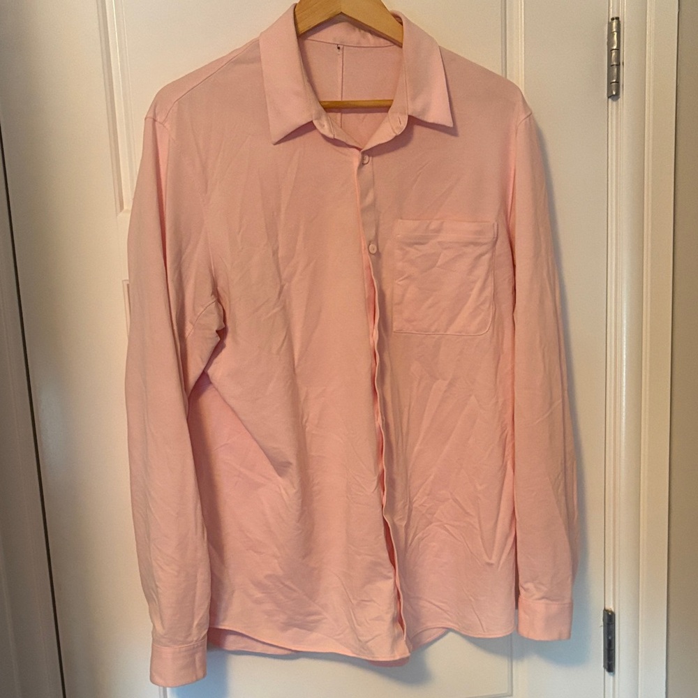 lululemon athletica Light Pink Dress Shirt